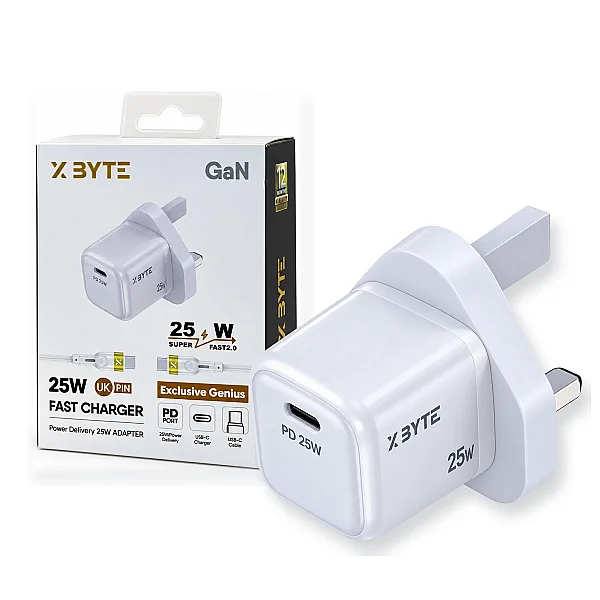 25W GaN USB-C Fast Charger