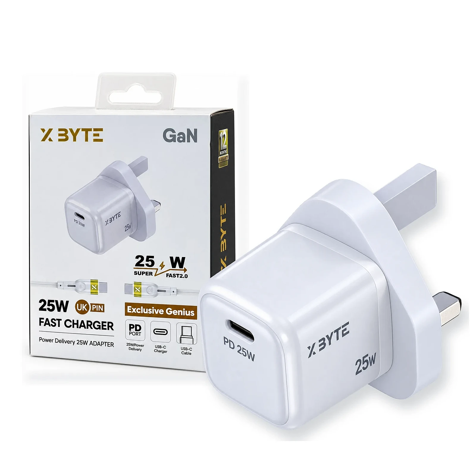 25W GaN USB-C Fast Charger